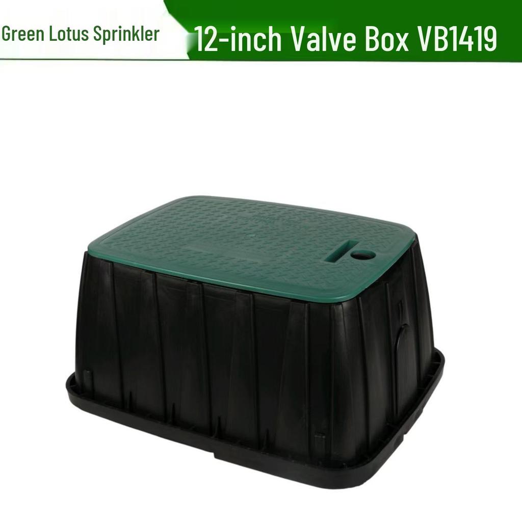Raised Plastic Water Intake Valve Box for Solenoid Valves - Sizes: 6", 10", 12", 14" (VB708, 910)