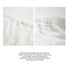 White linen tencel wide-leg women's pants, spring/summer high-end loose simple straight-leg pants, paper-thin cotton-linen casual women's trousers