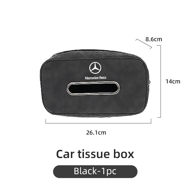 

GLC GLB Car Tissue Box Car Center Console Armrest Napkin Case Seat Backrest Suspension Tissue Box For Mercedes Benz AMG A C E