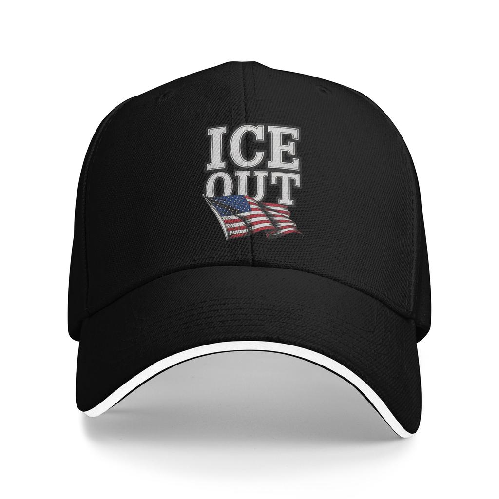 Abolish Ice Anti Ice Caps For Unisex Fashion Baseball Cap Trucker Hat Daily Headewear Adjustable Fit