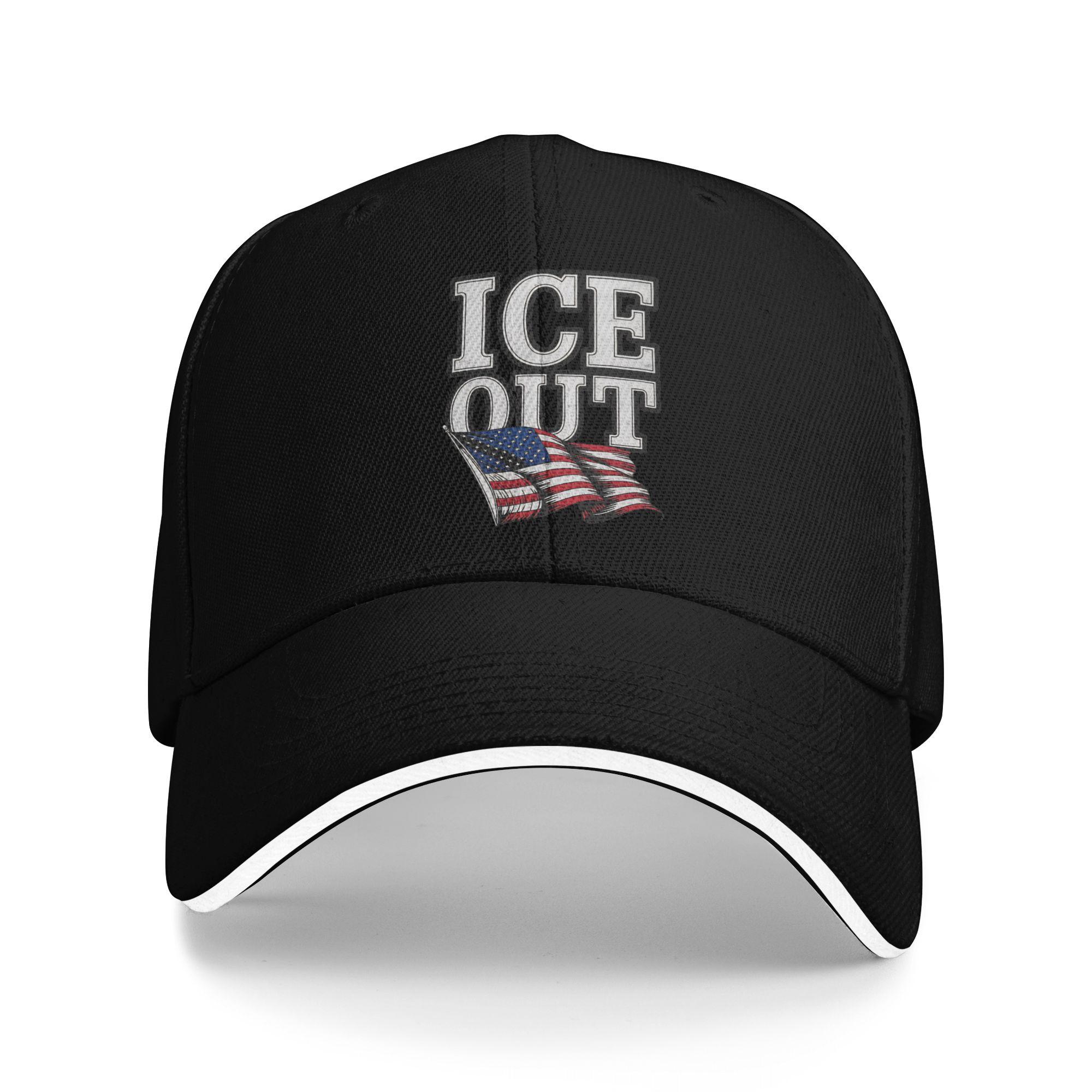 

Summer Baseball Cap ice Out Anti Ice Minneapolis Abolish Ice Merch For Men Women Trucker Cap Classic Snapback Hat Adjustable One Size