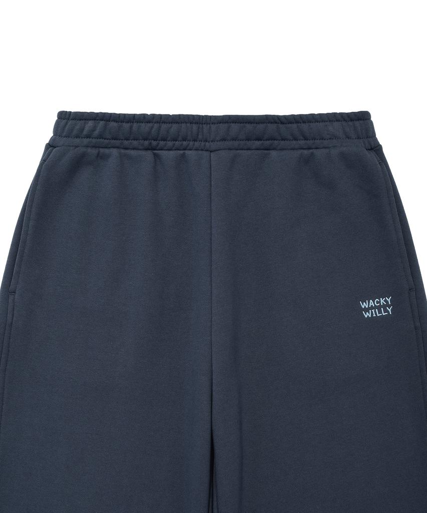 WACKY WILLY Women'S Semi-Wide Sweatpants Navy