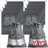 10/5 stücke Schuhe Lagerung Taschen Closet Organizer Vlies Reise Tragbare Tasche Wasserdichte Tasche Kleidung Klassifizierte Hängende Tasche