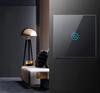 Single Wi-Fi Touch Light Switch Black