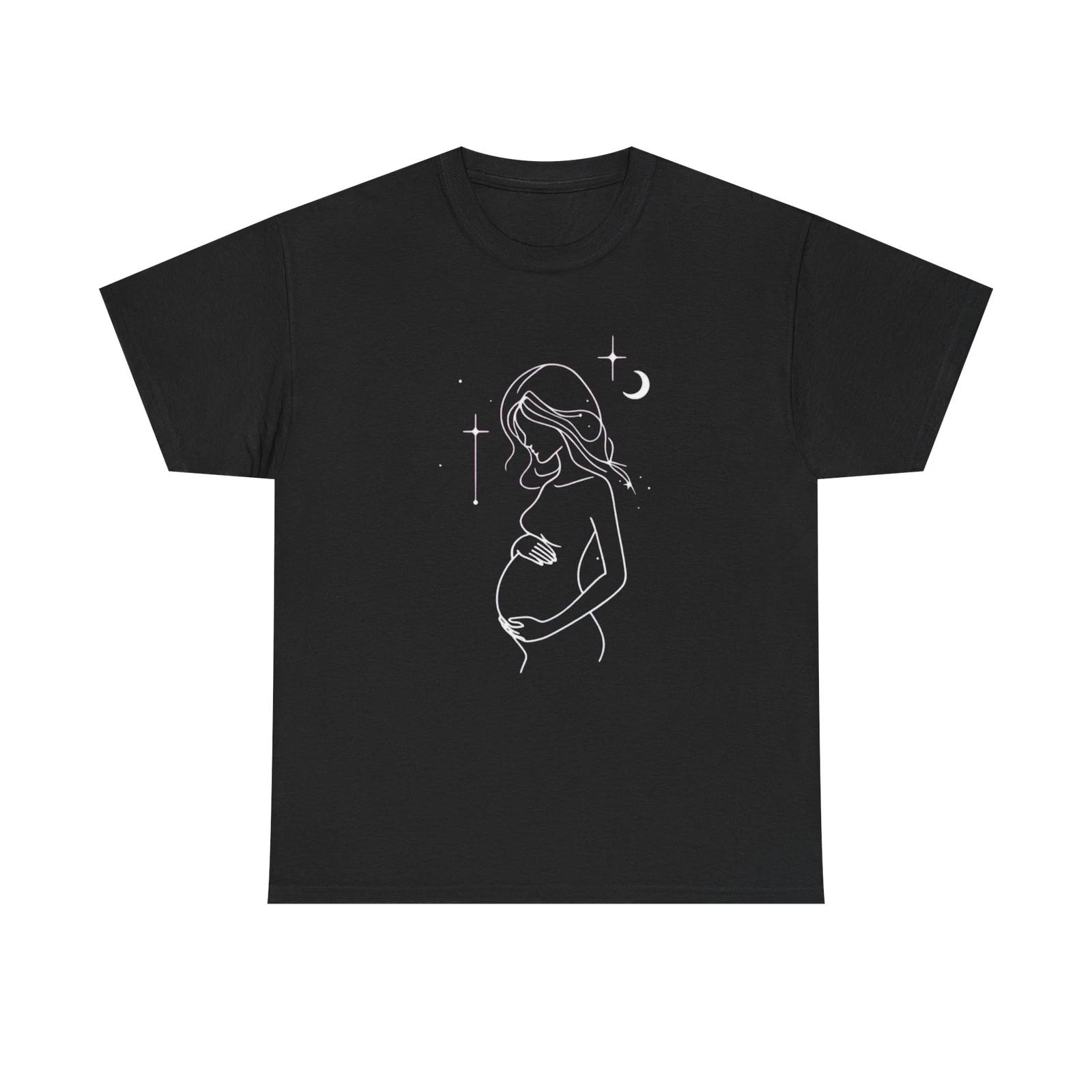 Pregnant Expecting Mother Unisex Tee - Baby Bump Pregnancy Reveal Shirt XL