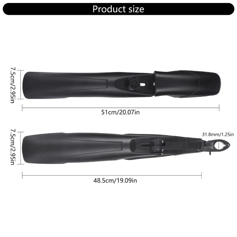 Bicycles Mudguard Foldable Bicycles Mudguard Front Rear Mudguards Bikes Cyclists Mudguard Adjustable Bicycles Mud Guard