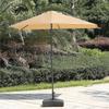 OEING Wall-Leaning Half Patio Umbrella
