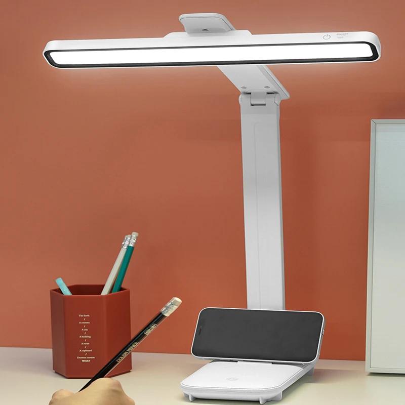 Rechargeable Led Table Lamp Magnetic USB Desk Reading Table Light Eye Protection Study Bedroom Lighting Fold Rotate Night Lights