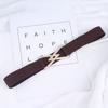 Modern Elastic Waist Belt For Women With Versatile Triangle Buckle In Colors Multiple