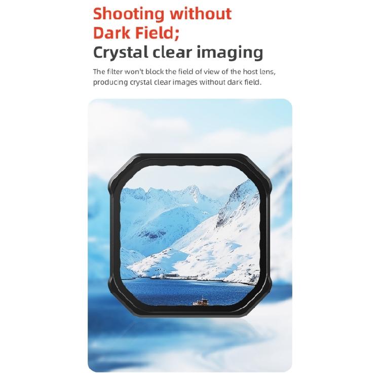 ND8 ND64 Lens Filters for AcePro2 Extremes Environment Fingerprints Resistant Coating And Shockproof Build