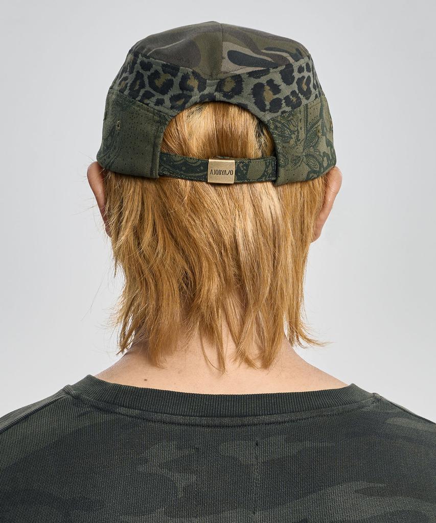 AJOBYAJO Pattern Mixed Cap [Khaki]