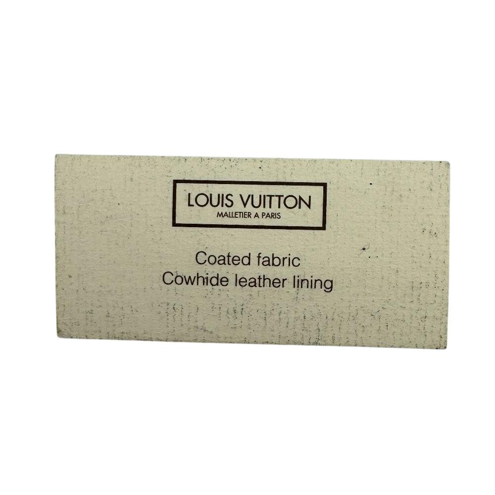 LOUIS VUITTON N60015 Damier leather Zippy wallet Purse Brown leather Used