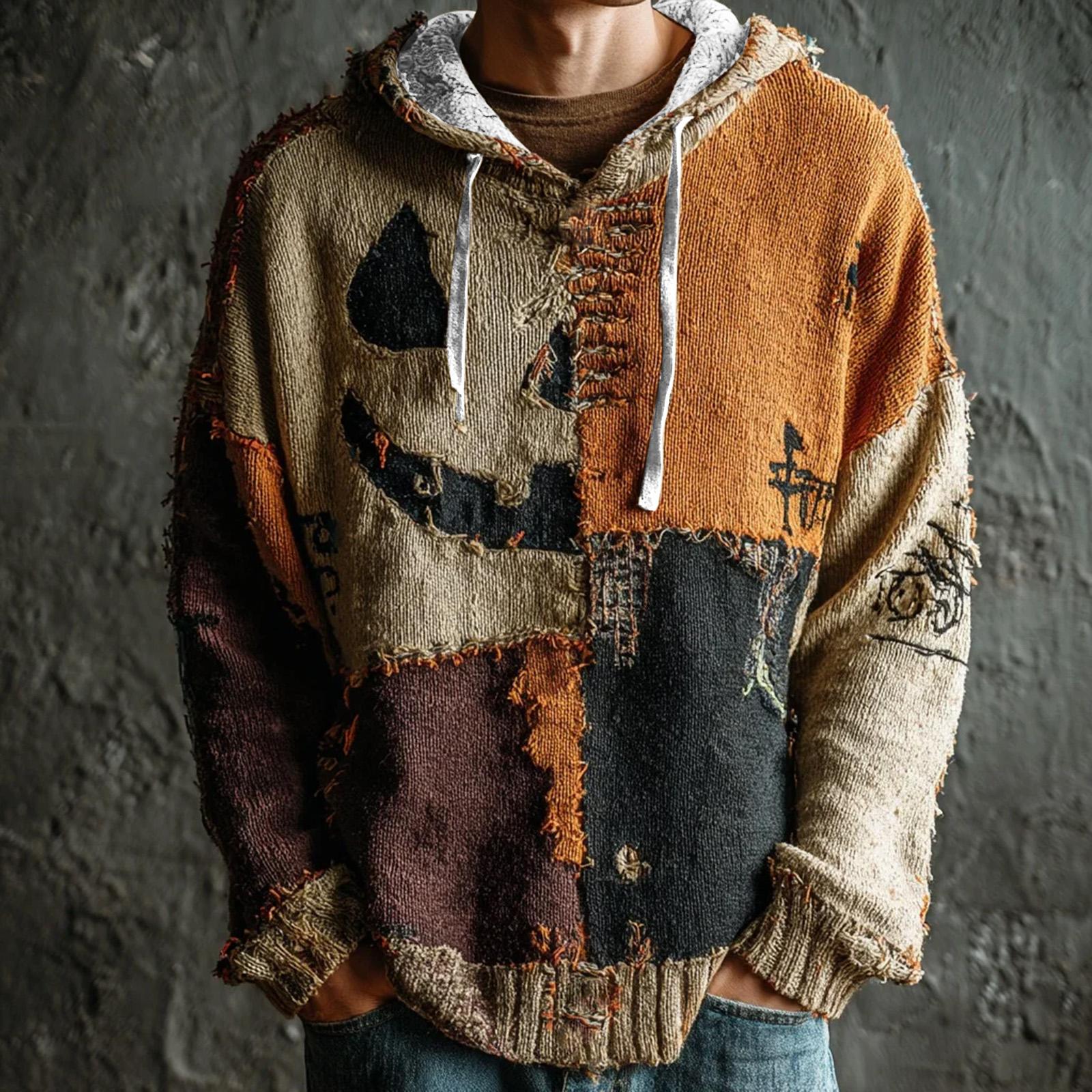 

Мужская повседневная спортивная толстовка с длинным рукавом на Хэллоуин XXXL