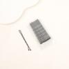 Black U-Shaped Steel Hair Clip for Buns - Women's Hair Accessory