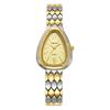 SUNLIFEX Women's Gilded Snake Head Quartz Watch with Diamond Accents and Roman Style