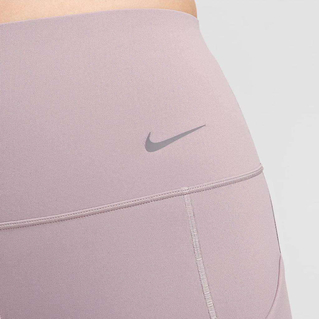 Nike Universal Breathable Quick-Dry High-Waisted Pocket Leggings Women leggings Light-Mineral-Purple Black DQ5898226