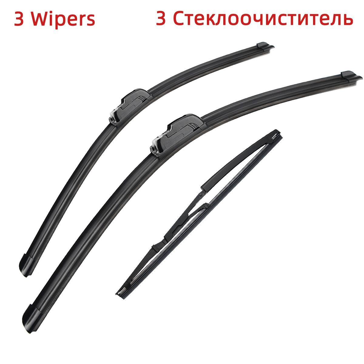 

3 шт. щетки стеклоочистителя для Fiat Panda 169 2003-2012 22 16 13 подходят для переднего лобового стекла, щетки для окон, резак, аксессуары 2007 2008 2009 2010 2011