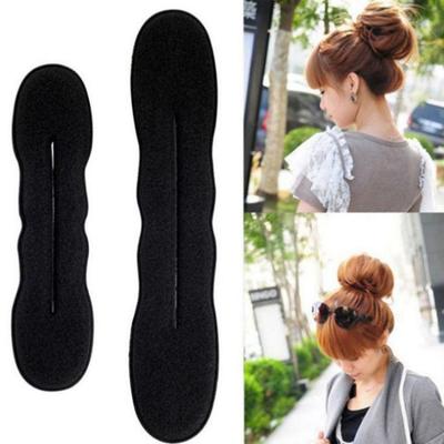 Korean Style Large Bun Hair Braiding Tool - Flower Bud Design Sponge Tool