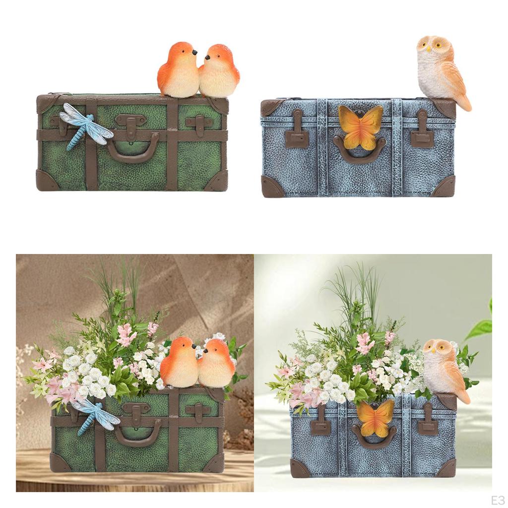 Stojak na rośliny bonsai Żywica Doniczka z drenażem do użytku w pomieszczeniach biurowych