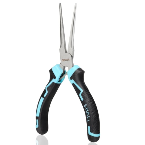 SHALL 150mm Long Nose Pliers, Fine-Nose Pliers, Heavy-Duty Wire Cutter