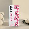 Cute L-Lotso Phone Case For Samsung Galaxy S21 S22 S23 S24 S25ULTRA FE Ultra Plus5G A52S Transparent Cover