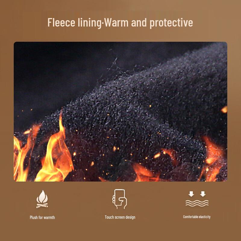 RED DRAGONFLY Men's Warm Half-Finger Gloves