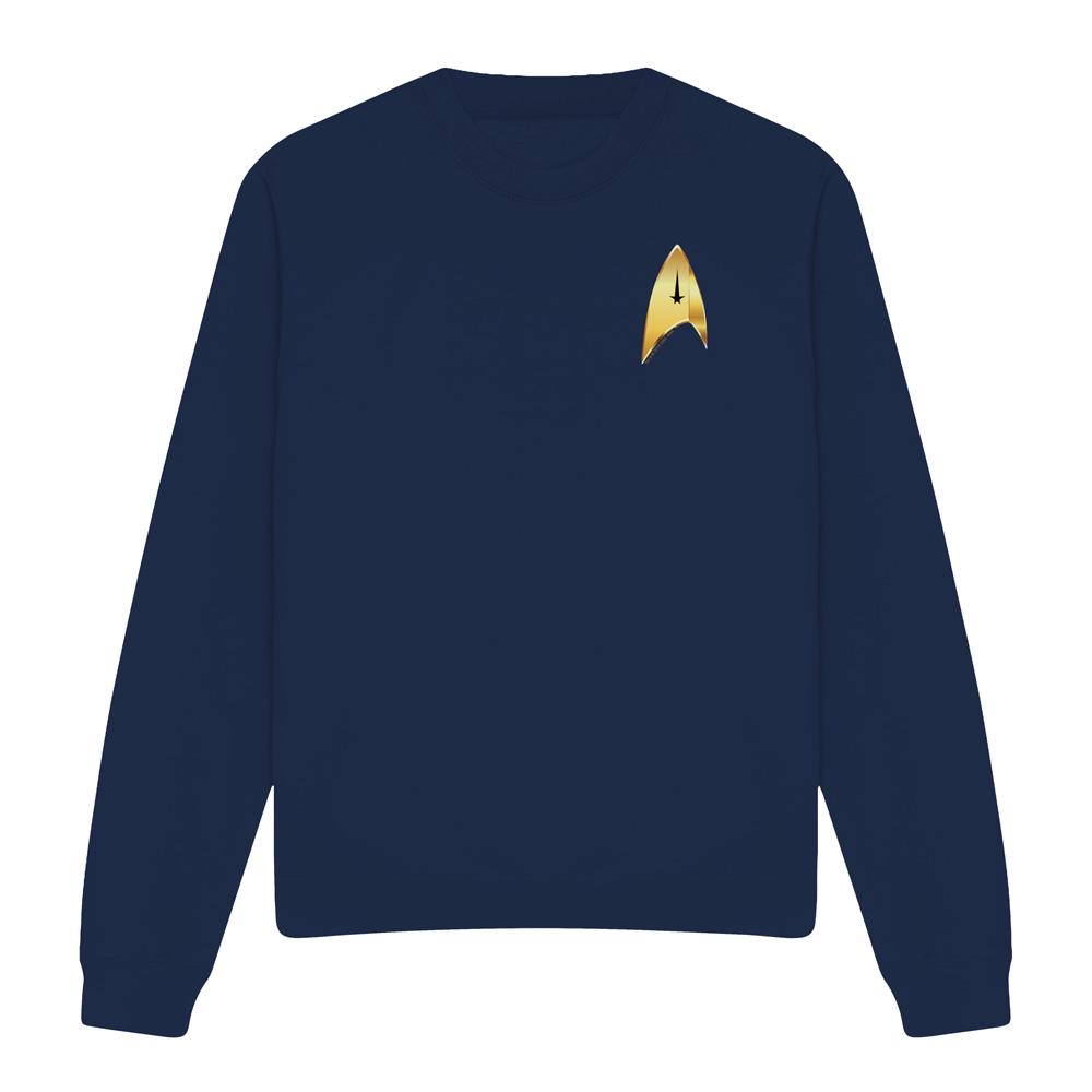 Star Trek: Unisexová mikina pro dospělé s velitelským odznakem Discovery