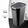 CURVER Laundry Basket 60 L Dark Grey
