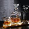 Crystal Glass Wine Red Bottle + Cups Wine Decanter Whiskey Liqour Pourer Home Bar Vodka Beer Bottle Jar Jug JR