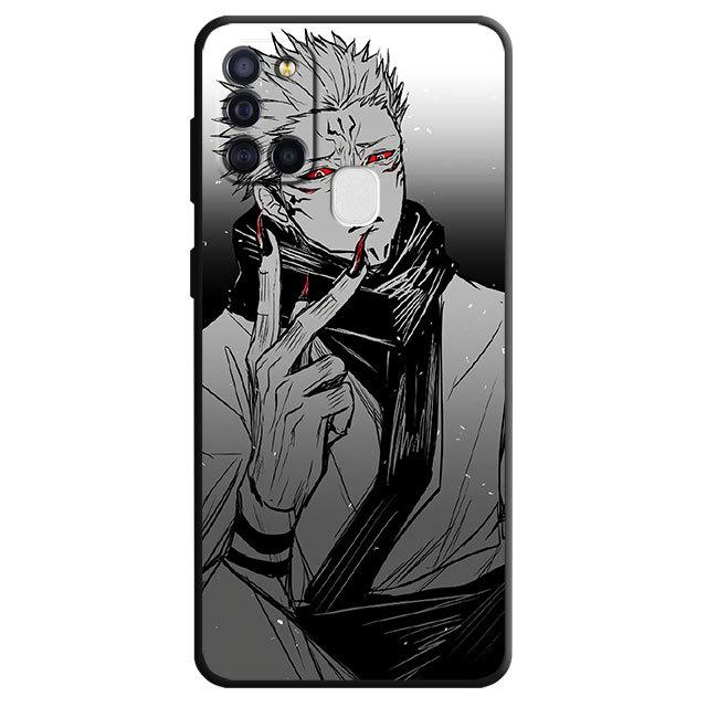 

Чехол для Samsung Galaxy A03 Core A04 A03s A04s A40 A10 A70 A10s A50 A20e A02s A02 A01 Jujutsu Kaisen Gojo Satoru Wolf Cover Samsung A20