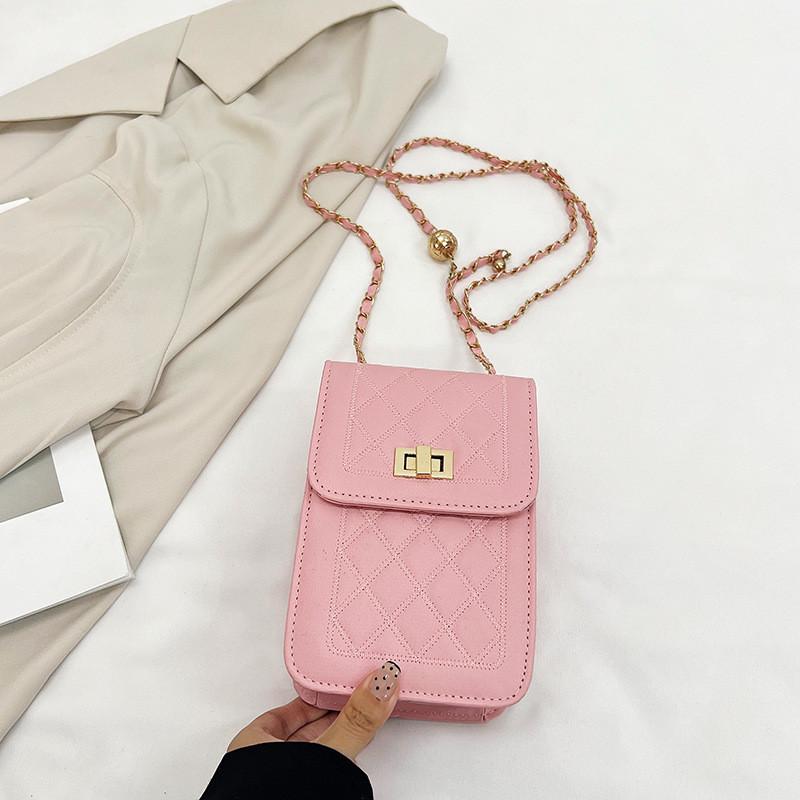 Chic Trendy Pu Leather Quilted Chain Bag 2024 Fresh Spring Collection For Women