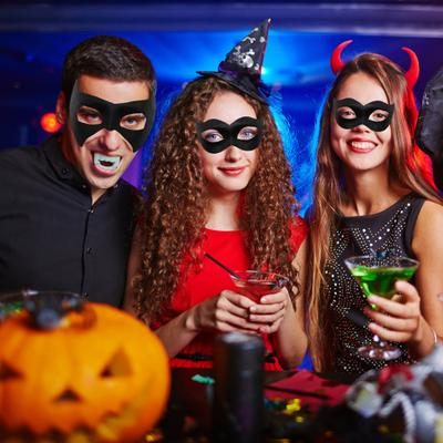 2 Pcs Party Masque Black DIY Retro Party Masque Breathable Half Face Masque Mardi Gras Face Masque for Adult Men Women Halloween Cosplay