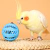 Futterbälle Vogelspielzeug Conure Futterspielzeug Wellensittich Fußkralle Spielzeug Nymphensittich Kautraining Rasselbälle Papageienkäfig Spielzeug
