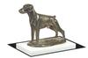 Dobermann, Doberman Pinscher, Dobie II - dog figurine, figure on a white base, trophy for Art-Dog dog show exhibition