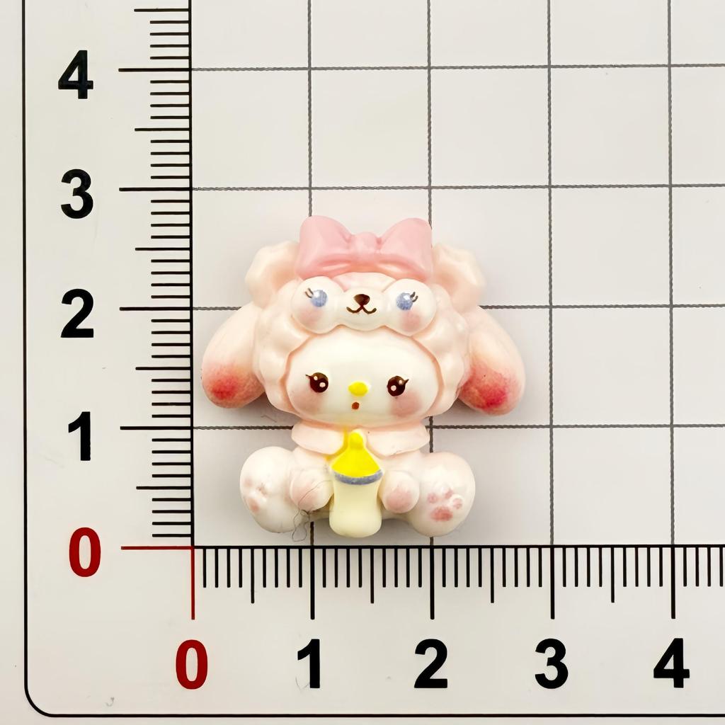 Soft Cute Cartoon Animal Resin Hair Clip & Magnet DIY Accessories
