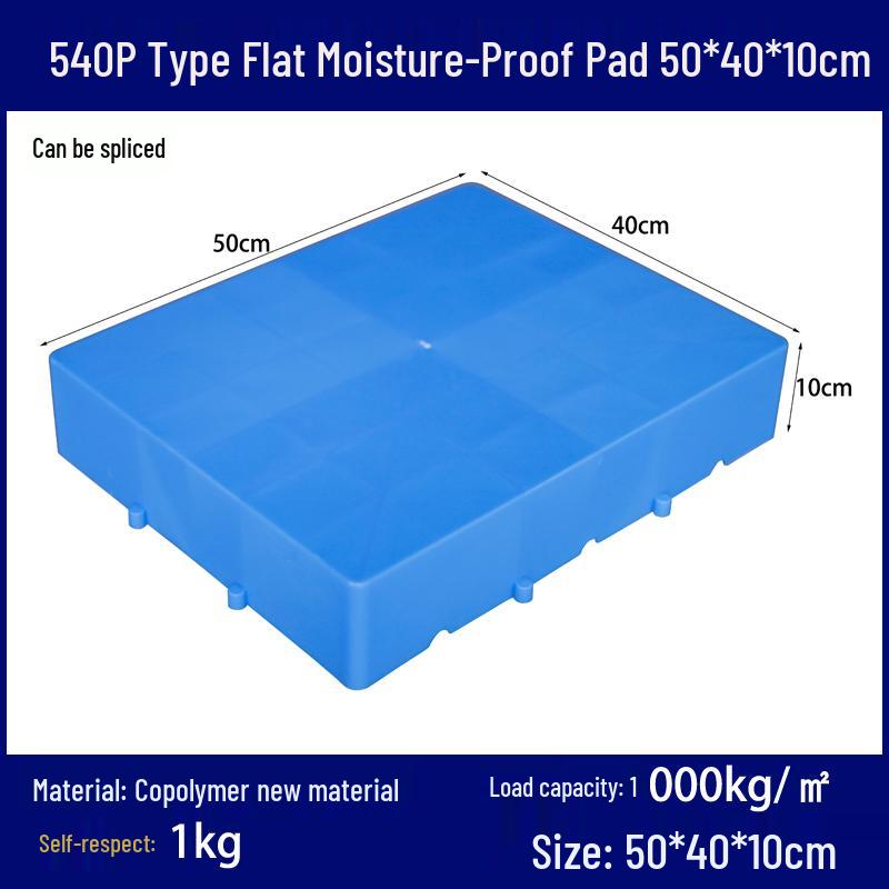 Moisture-Proof Interlocking Plastic Pallet Tray for Warehouse Storage