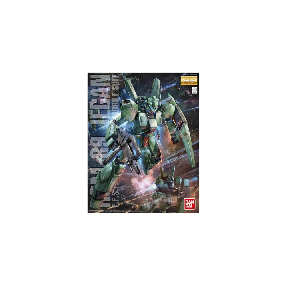 Bandai Spirits MG Mobile Suit Gundam Jegan 1/100 Scale Color-Coded Plastic Model Kit