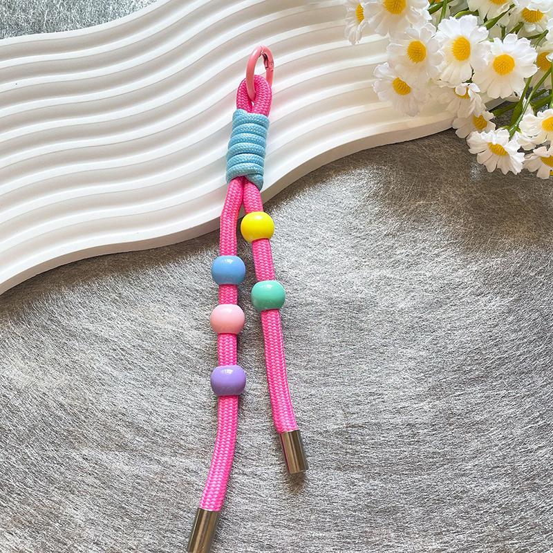 

Телефонный кулон с украшением на сумку, милый мультяшный браслет, брелок, нейлоновая веревка, автомобильный кулон, ручная работа, аксессуары для сумок, подвески на сумку