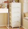Multi-layer Plastic Drawer Snack Storage Cabinet for Living Room or Bedside
