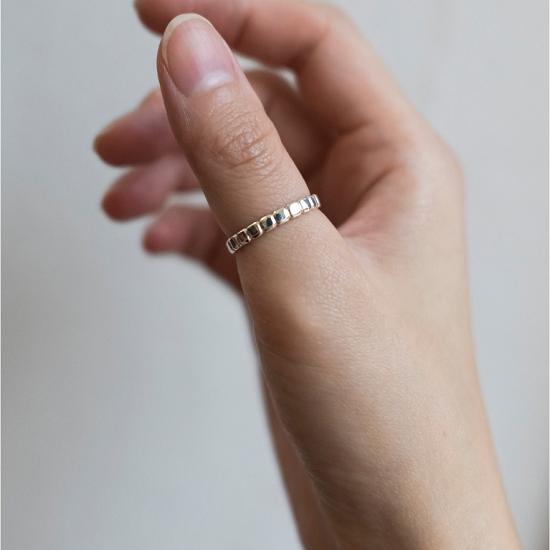 ANOTHER CELL GLASS BRICK RING
