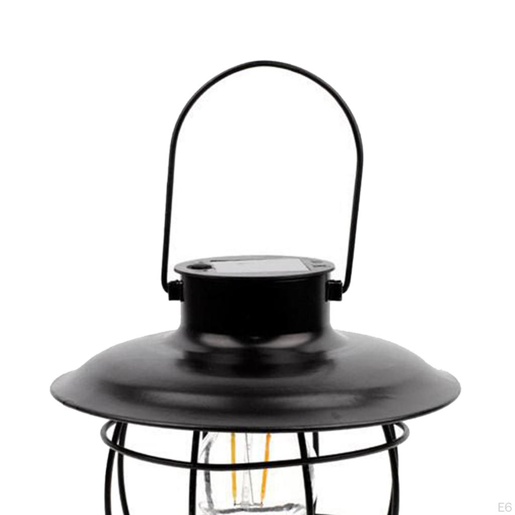 Lantern Lamp Outdoor Hanging Waterproof Metal Garden Decorative Lights for Yard Patio Tree