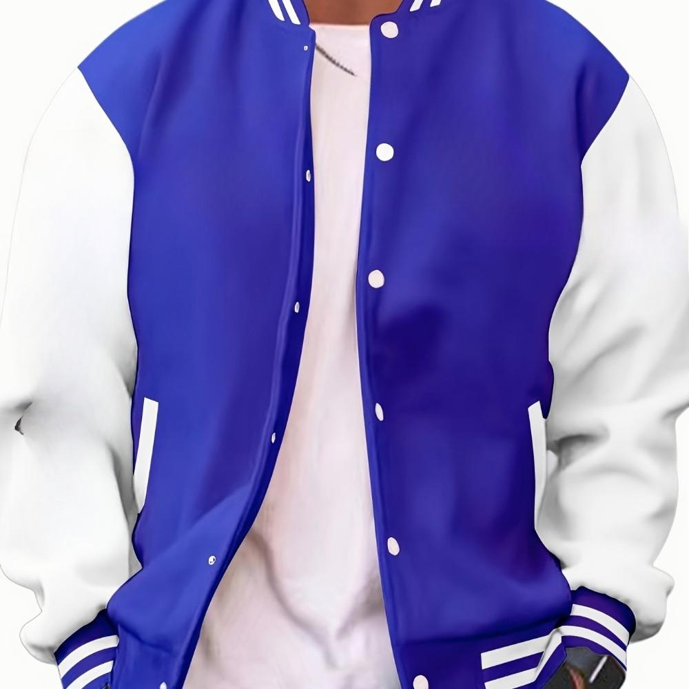 American Street Classic Baseball Jacket Men's Jacket Sports Casual Jacket Suitable for Both Men and Women