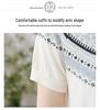 Fair Isle Retro Jacquard Tencel Short Sleeve Knit Top for Mothers - Summer New Arrival for Mid-Aged and Elderly Women