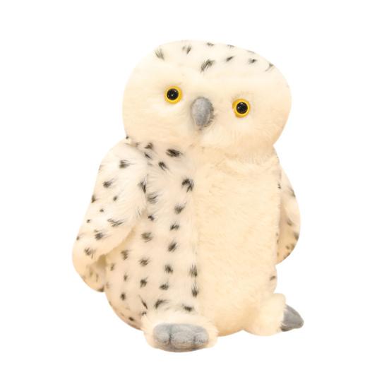 

20/30/50cm Owl Plush Toy Simulation Soft Feather Fluffy Animal Doll Sofa Ornament Bedroom Decor Stuffed Animal Doll Pillow Home 30cm Owl