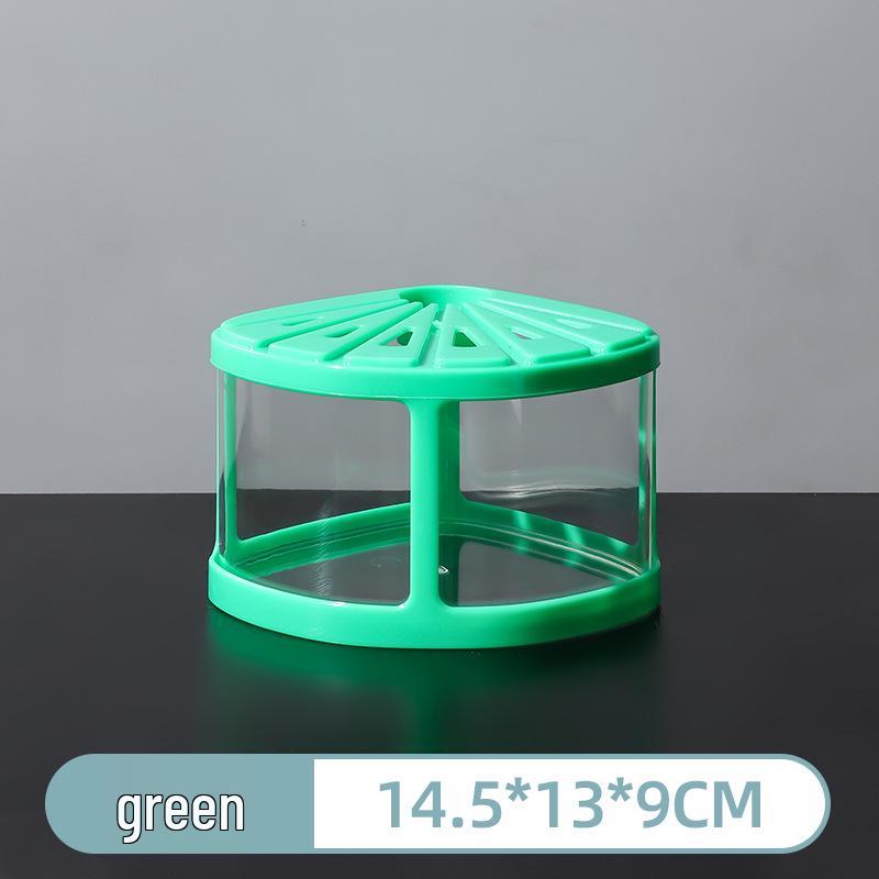 Transparent Desktop Aquarium: Fighting Fish, Jellyfish, Goldfish Tank with Street Stall Stand Design