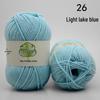 Combed 5-Ply Milk Cotton Yarn for DIY Knitting & Crochet - Medium-Thick Scarf & Blanket Material Pack
