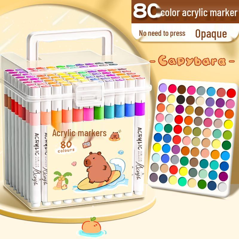 Acrylmarker & Waschbare Buntstifte für Kinder - Kunstbedarf für Grundschule & Kindergarten