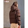 FILA Women's Windproof Water-Repellent Hooded Down Jacket