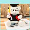 Cute Teddy Bear Plush Toy With Doctor Cap Graduation Doll Gift