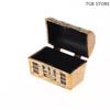1:12 Dollhouse Miniature Pirate Treasure Chest Ingot Gold Bar Furniture Home Model Decor Toy Doll House Accessories
